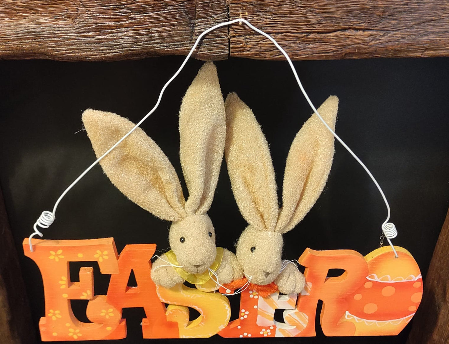 DIETRO PORTA DECORAZIONE CONIGLI EASTER - PASQUA