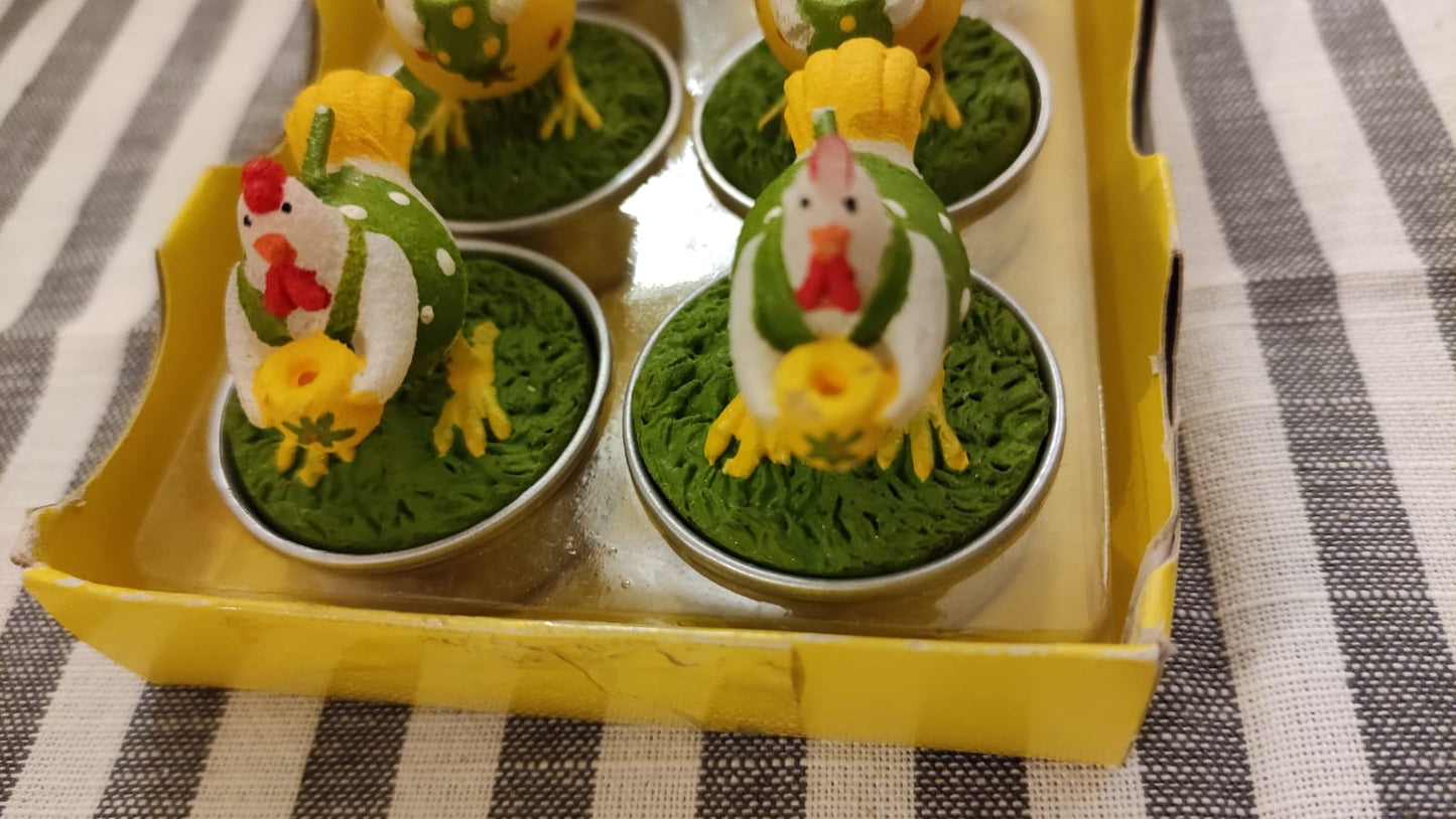 CANDELA SEGNAPOSTO GALLO - 6PZ