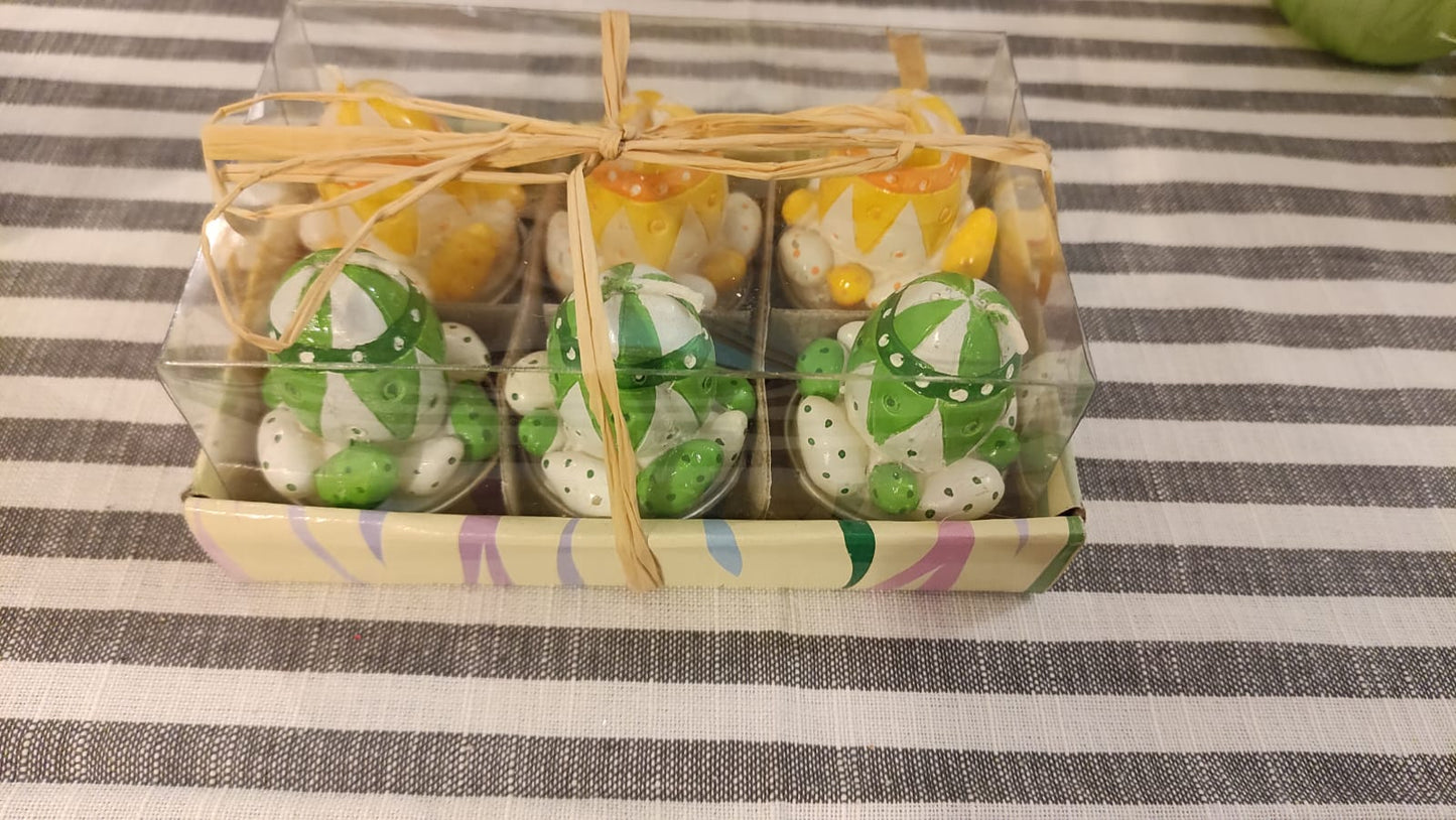 CANDELA SEGNAPOSTO UOVO PASQUA - 6PZ