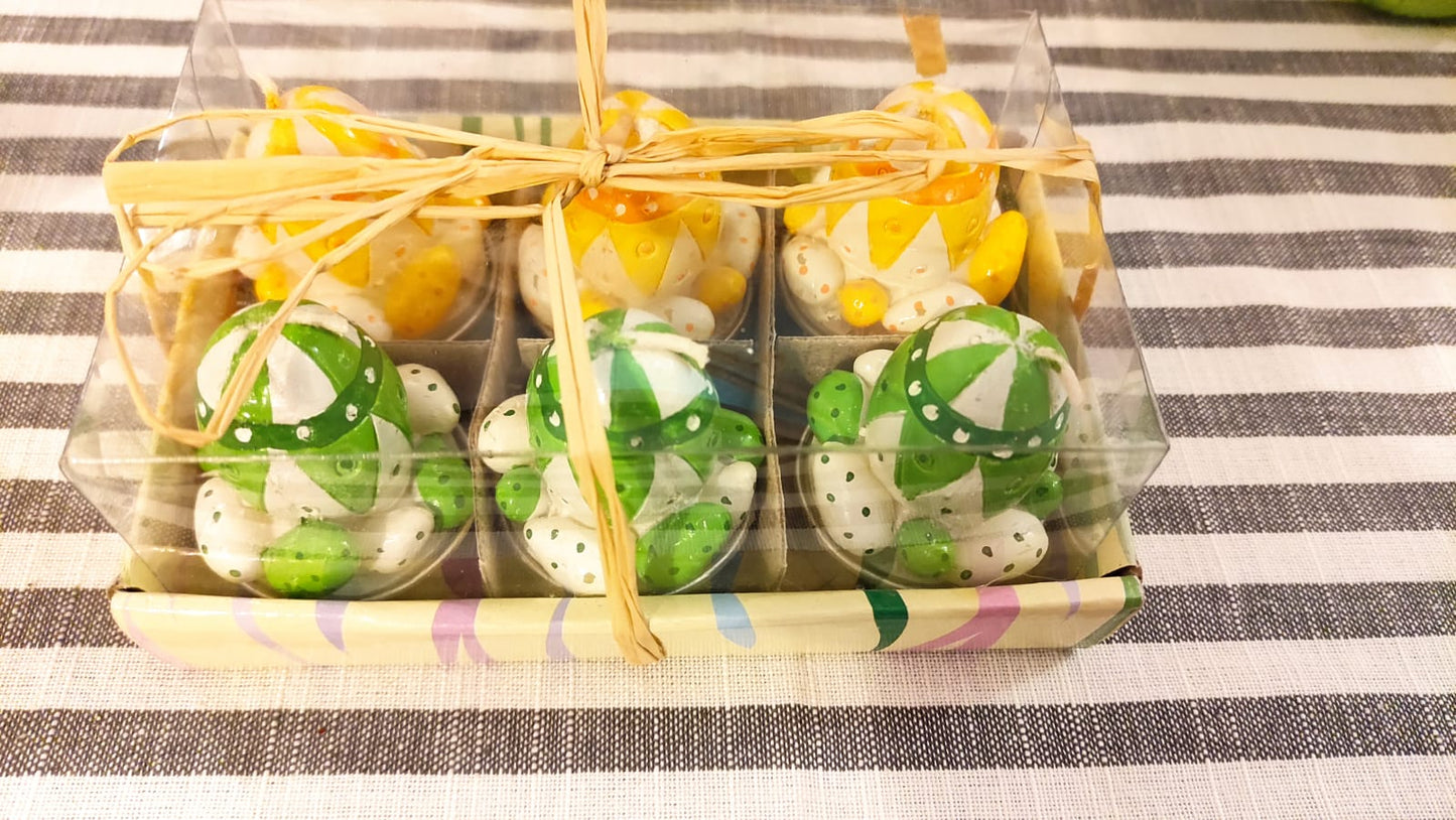 CANDELA SEGNAPOSTO UOVO PASQUA - 6PZ