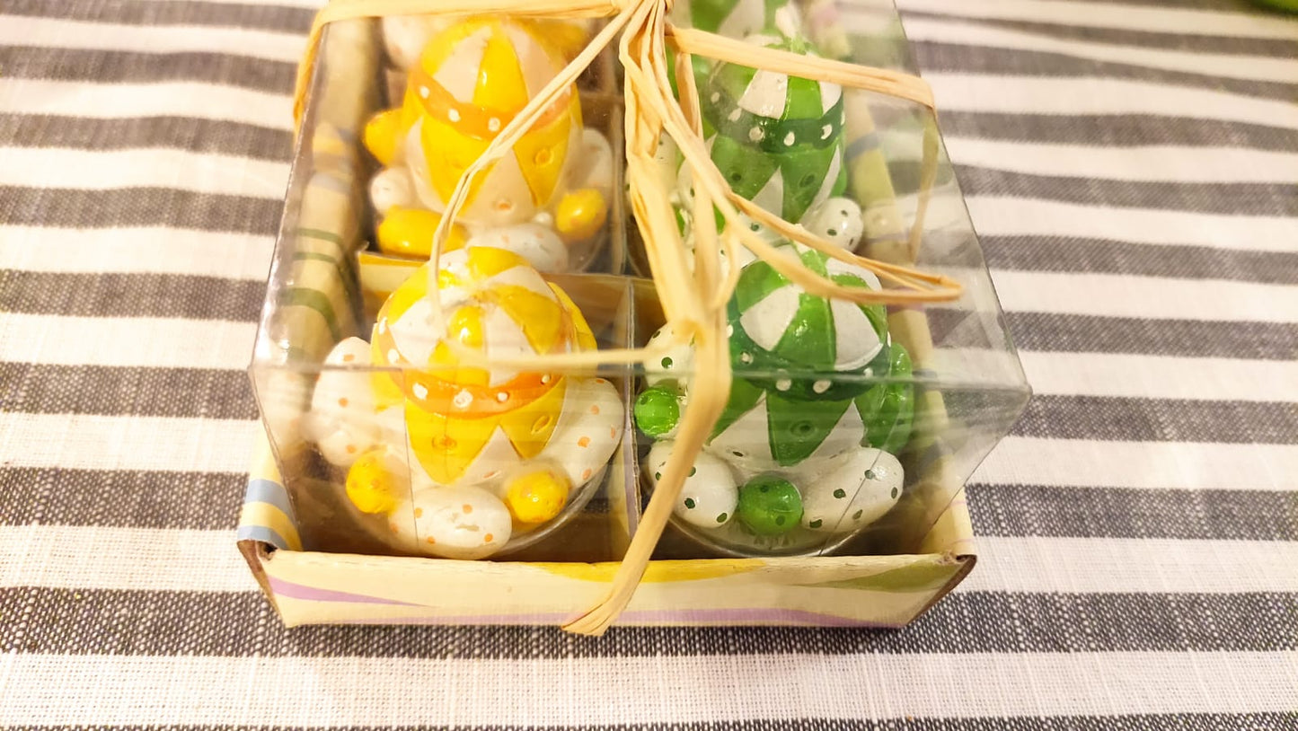 CANDELA SEGNAPOSTO UOVO PASQUA - 6PZ