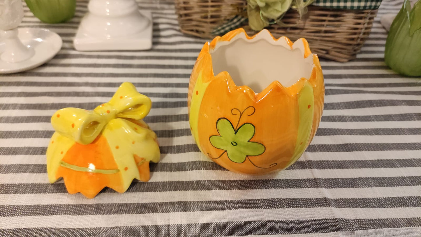 PORTA CIOCCOLATINI UOVO - ZUCCHERIERA