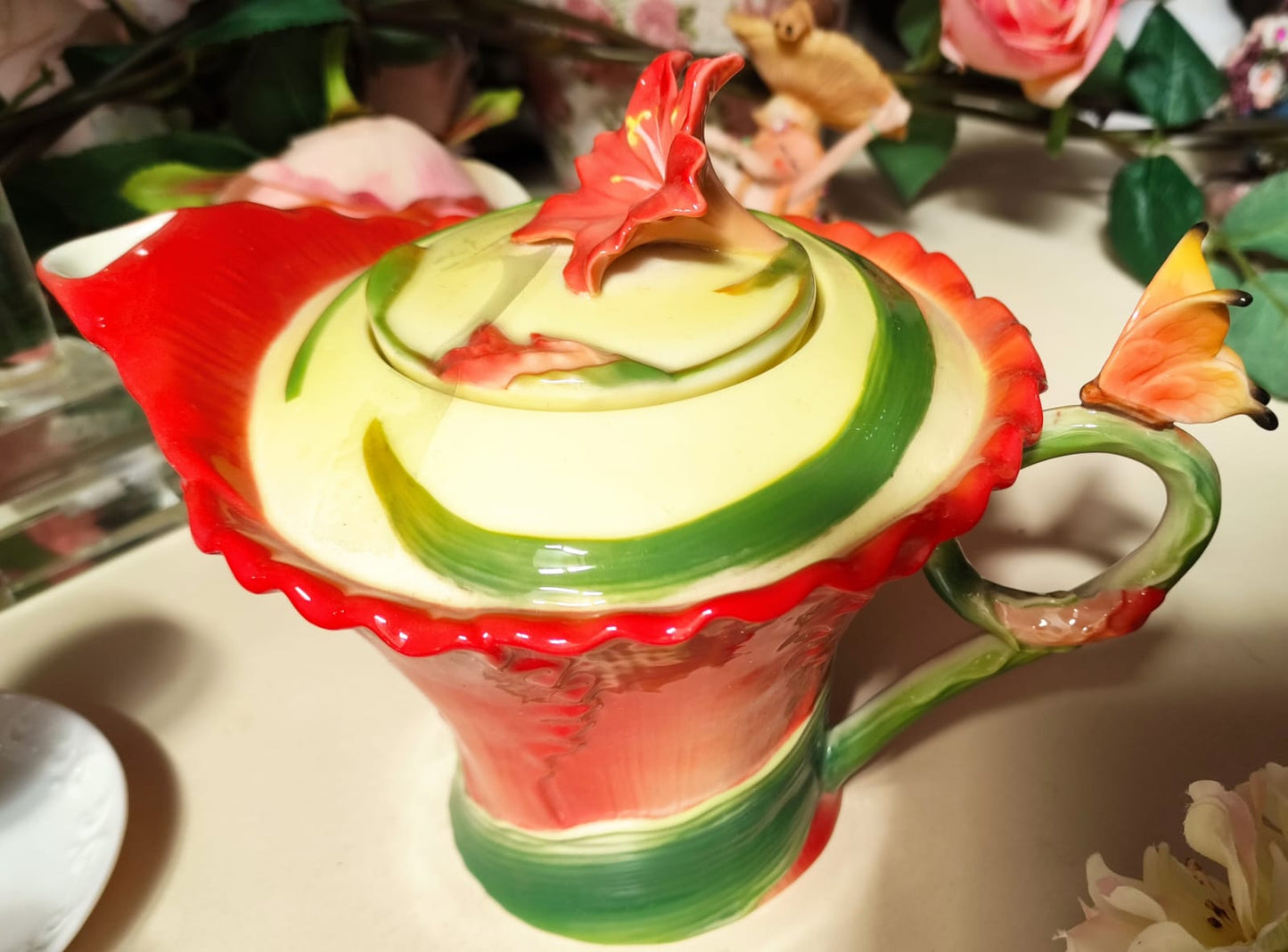 SET TAZZA E TEIERA GIGLIO - COLLEZIONE