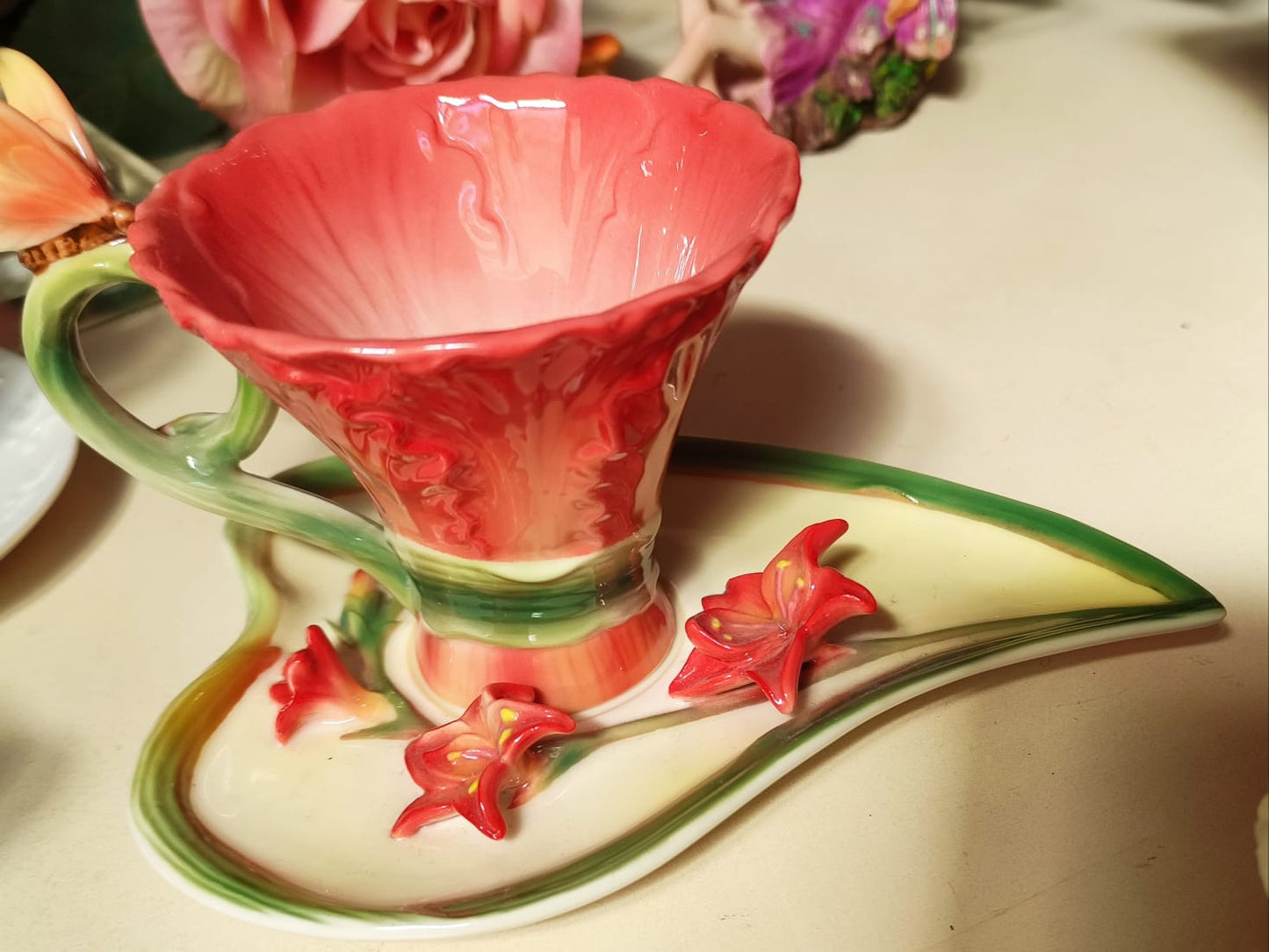 SET TAZZA E TEIERA GIGLIO - COLLEZIONE