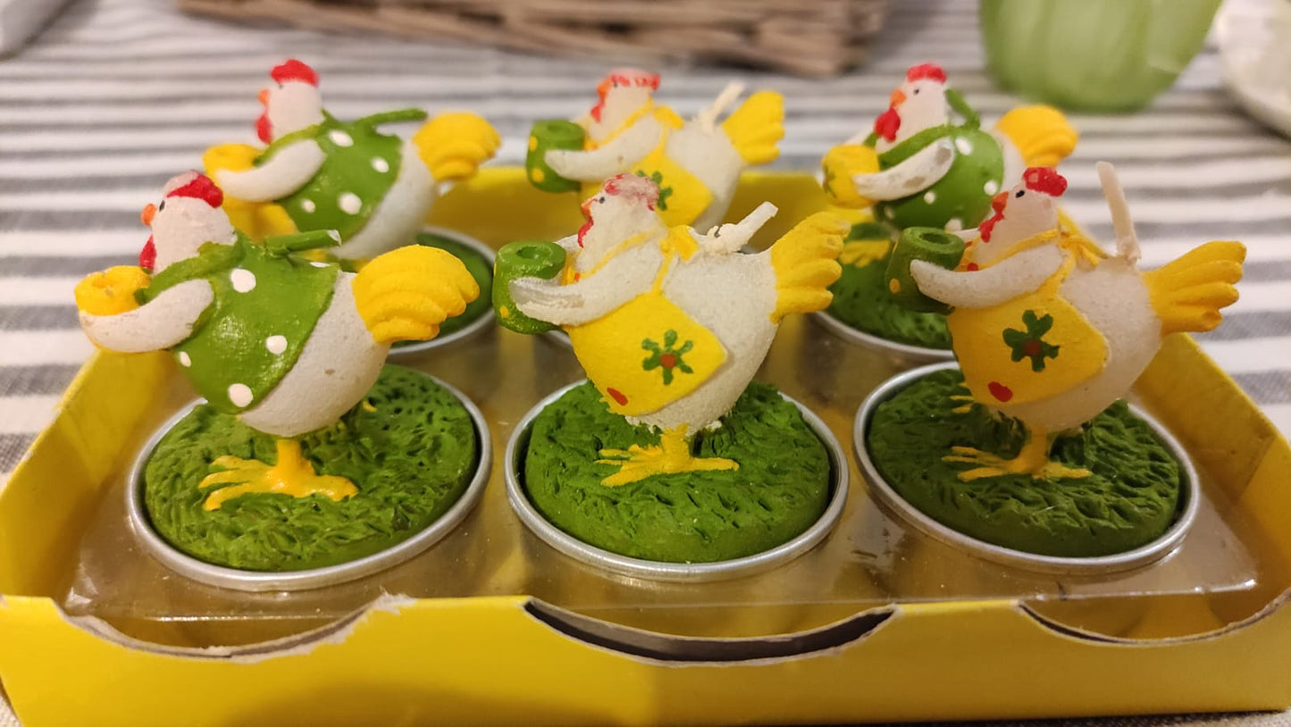 CANDELA SEGNAPOSTO GALLO - 6PZ