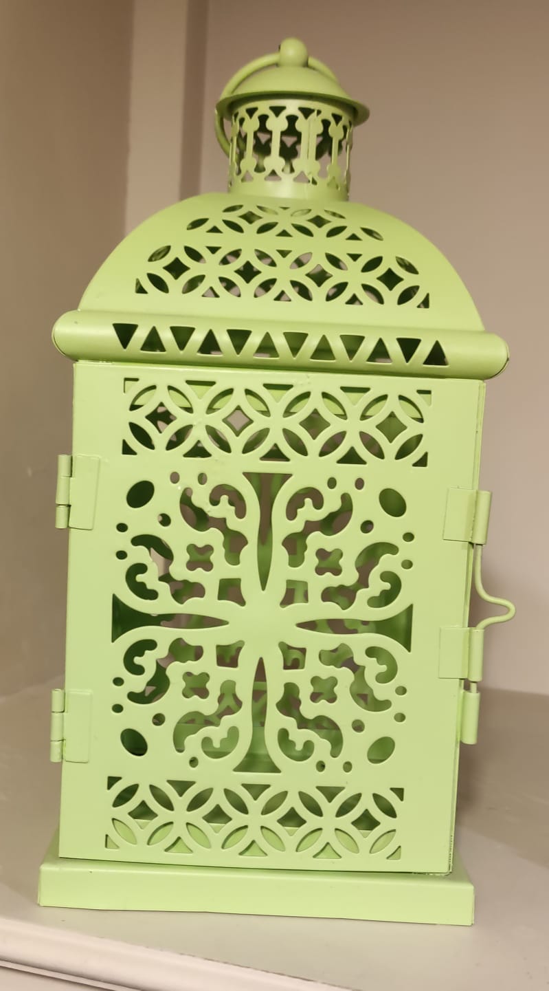 LANTERNA TRAFORATA VERDE