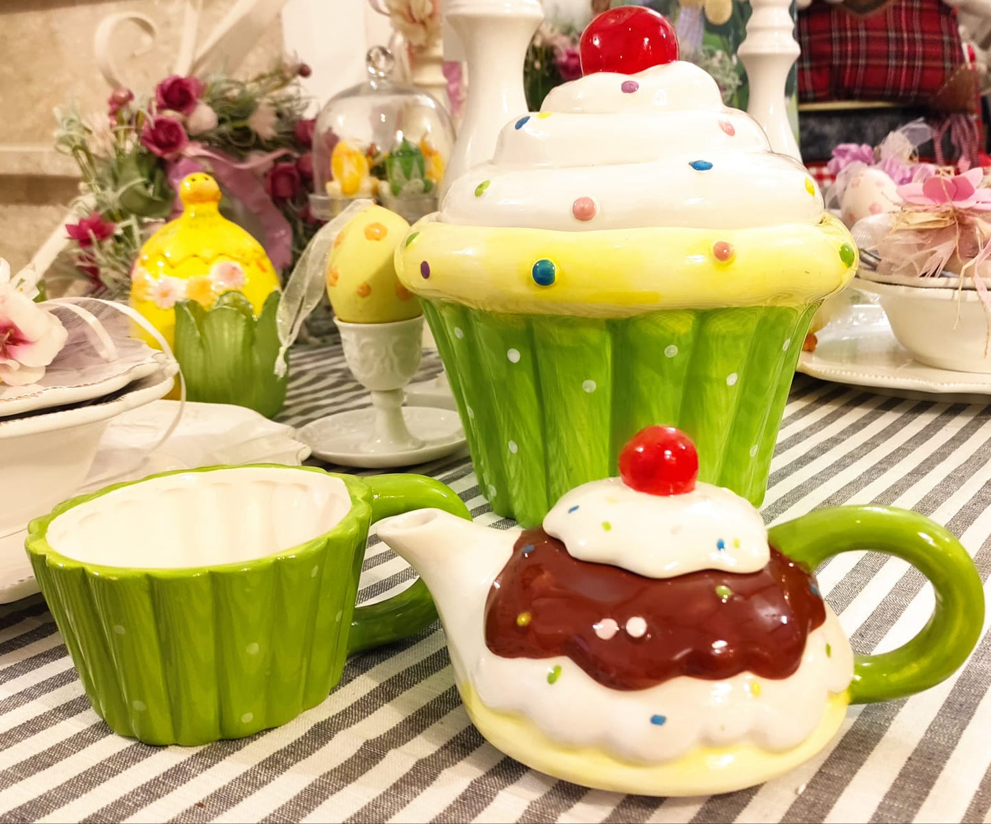 TEA FOR ONE - TEIERA + TAZZA CUPCAKE