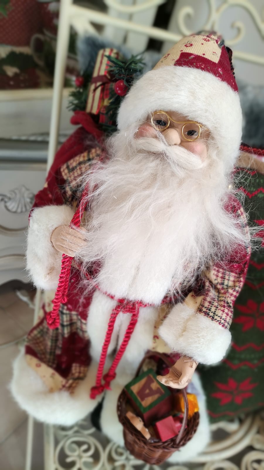 BABBO NATALE VESTITO TARTAN