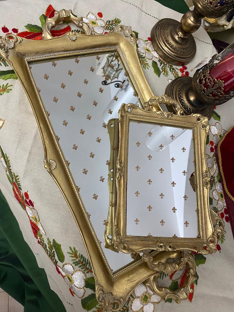 VASSOIO ORO SPECCHIATO GRANDE