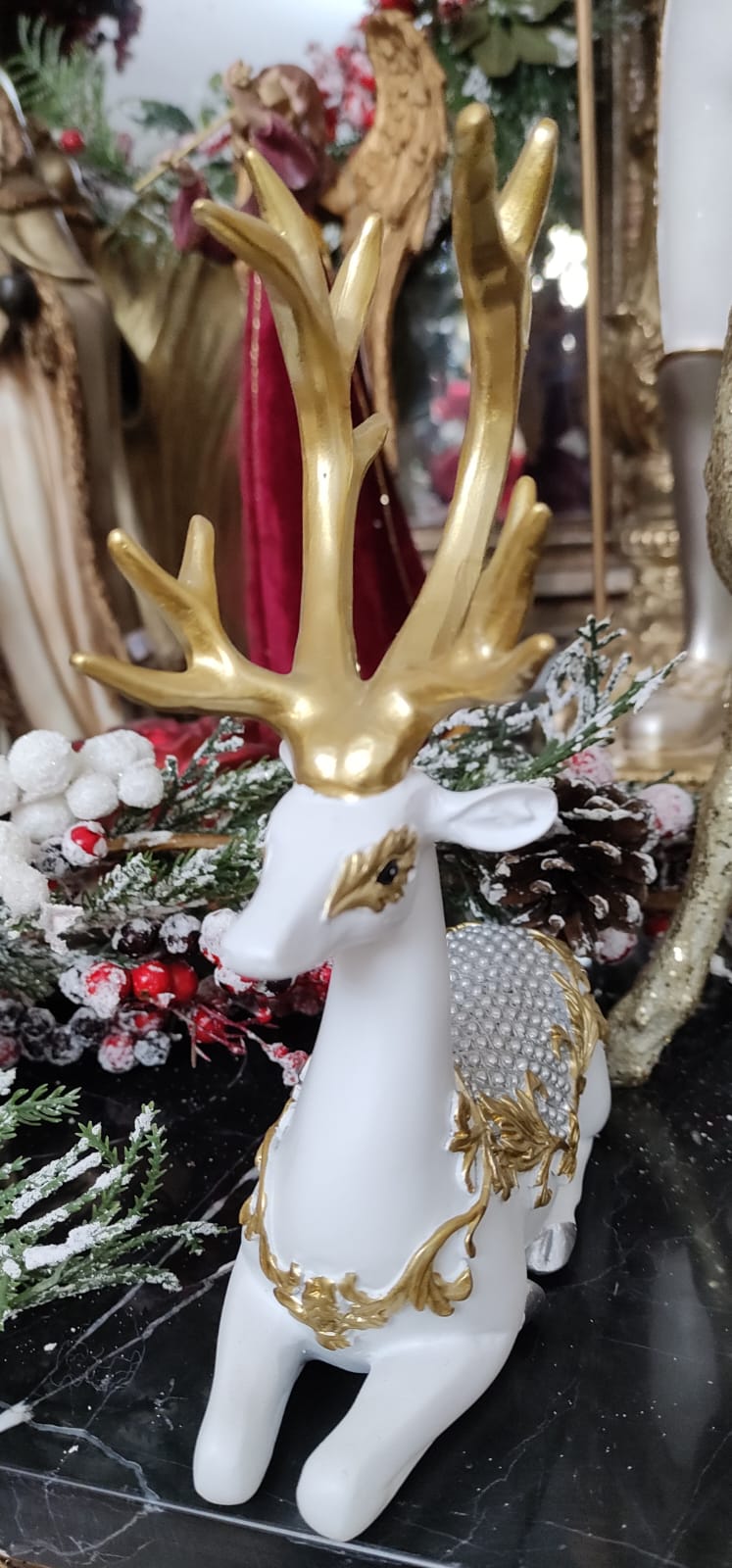 RENNA BIANCA E ORO -SEDUTA