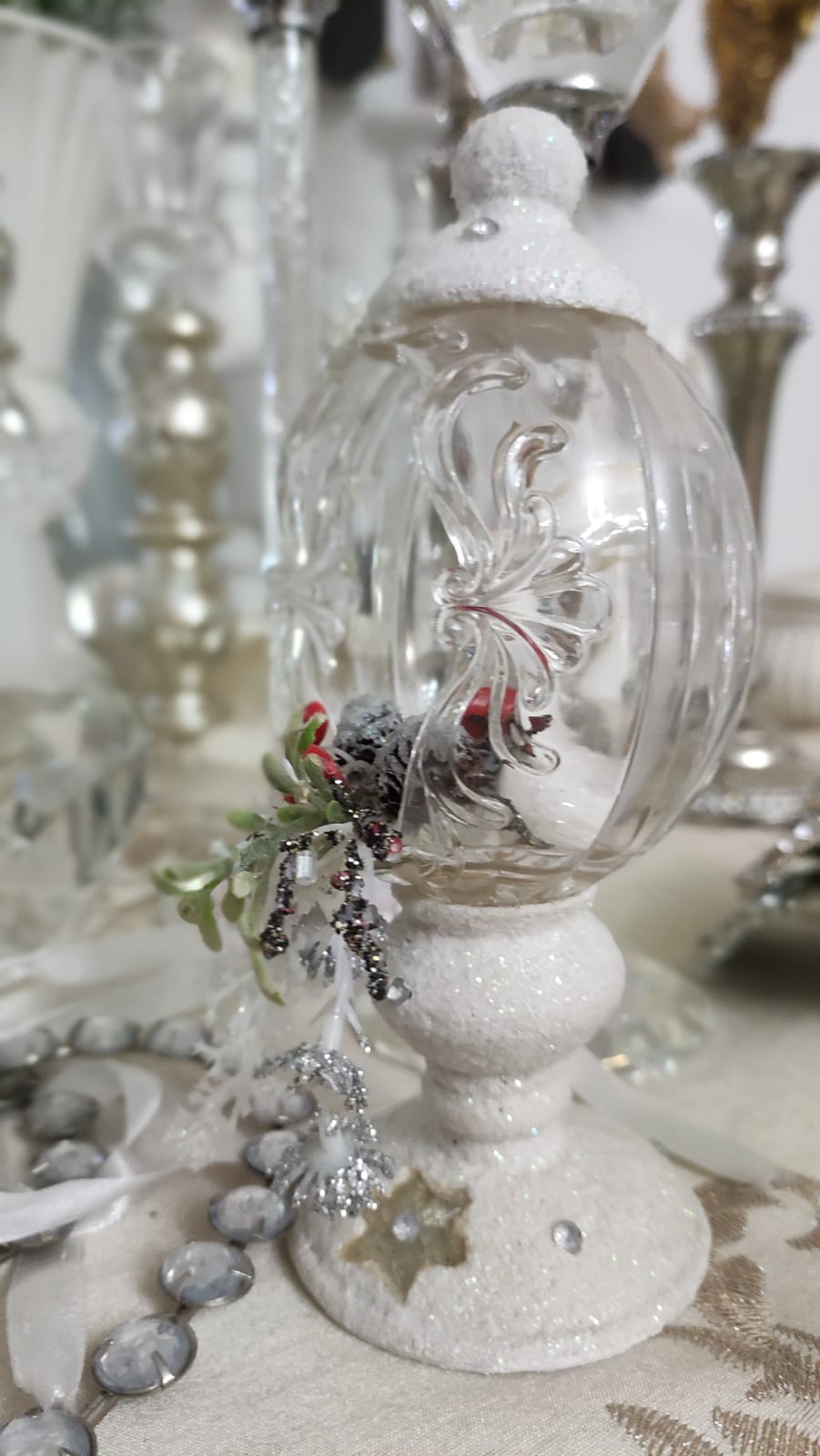 DECORAZIONE NATALIZIA BIANCA