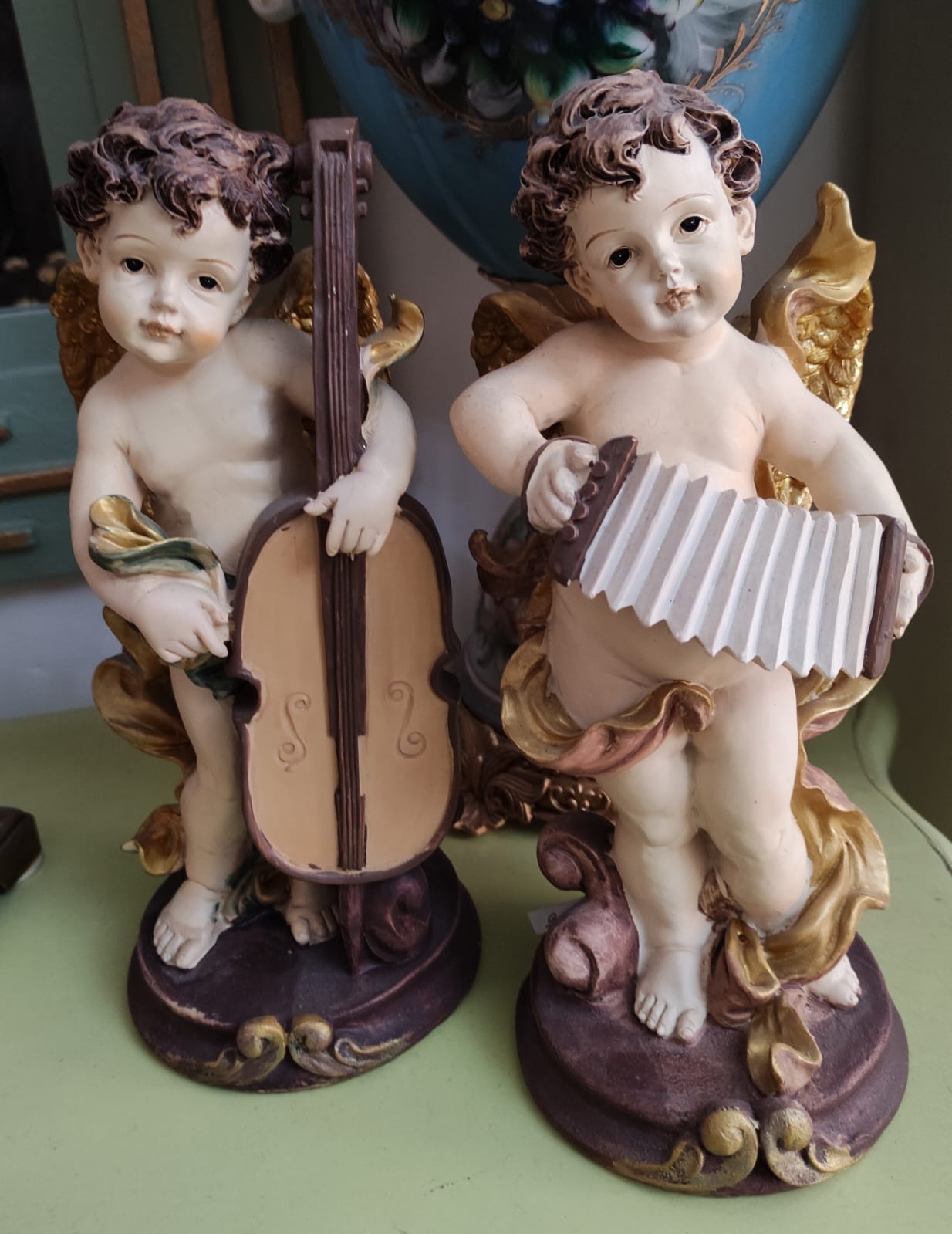 STATUETTA ANGELO MUSICISTA