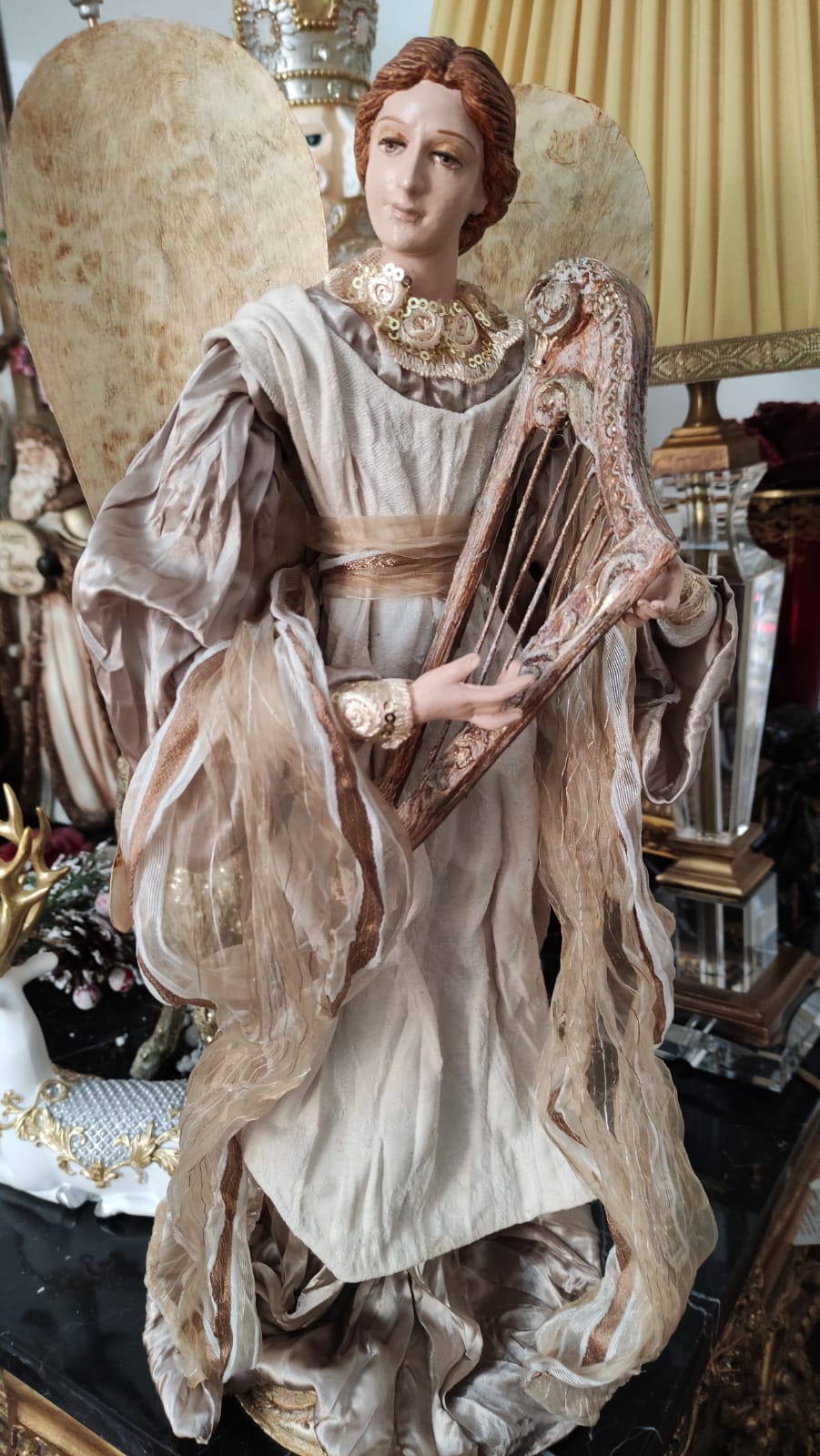 ANGELO ARTIGIANALE CON ARPA