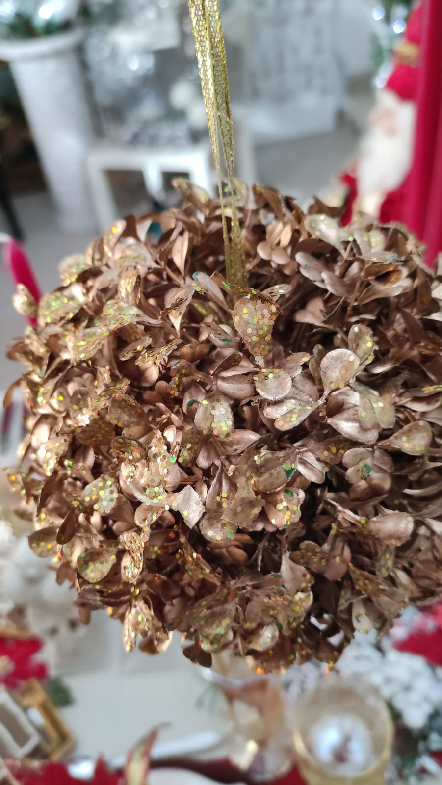 DECORAZIONE ORO PER ALBERO DI NATALE