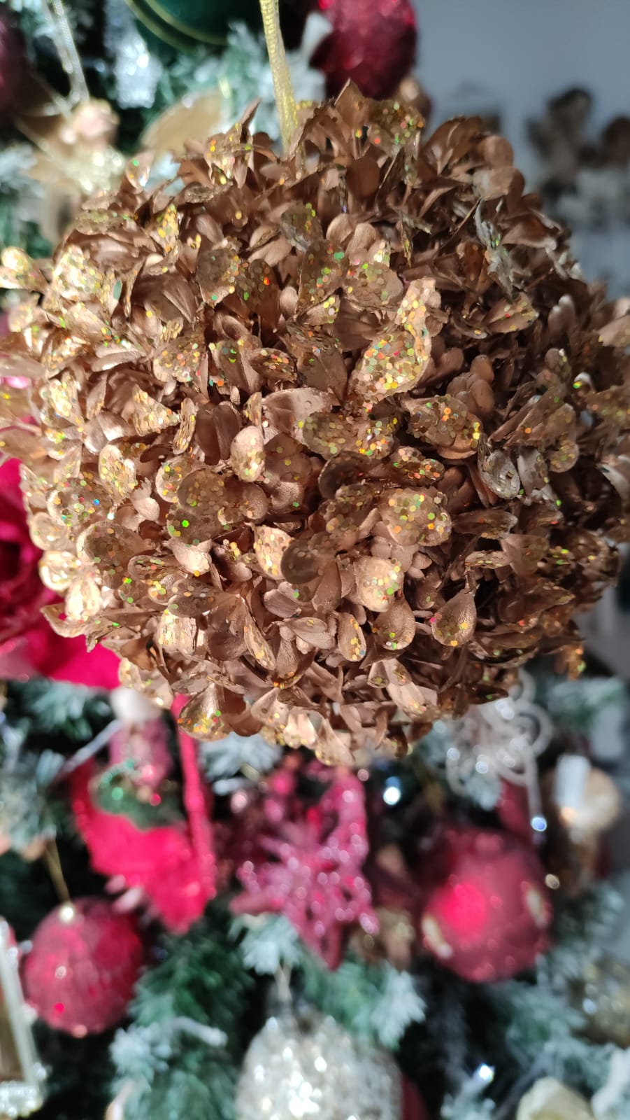 DECORAZIONE ORO PER ALBERO DI NATALE