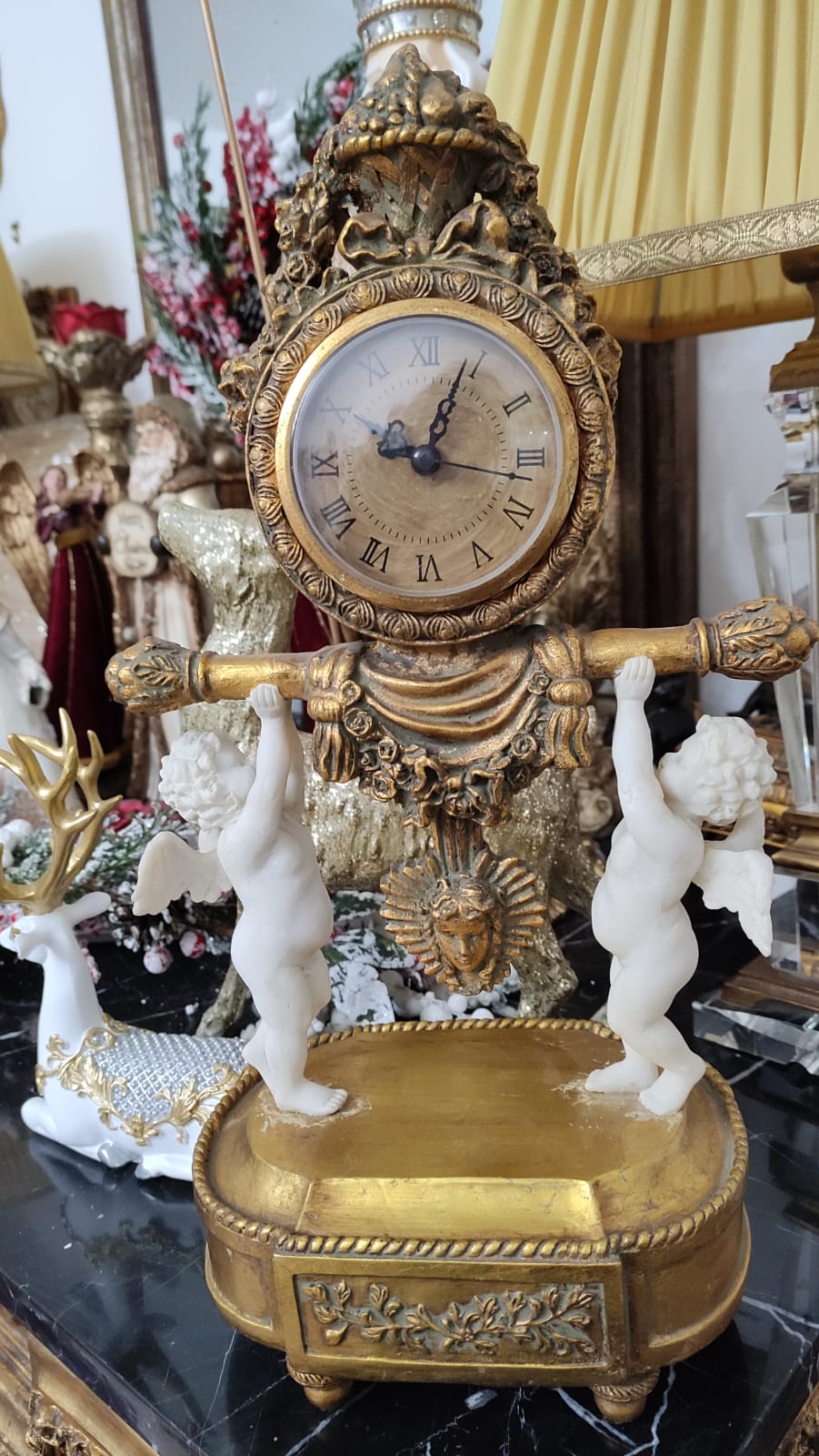 OROLOGIO CLASSICO CON ANGELO FOGLIA ORO