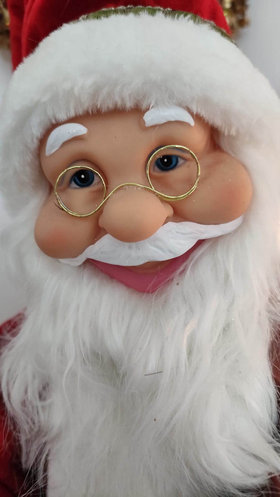BABBO NATALE COLLEZIONE CON LAMPIONE E MUSICHE