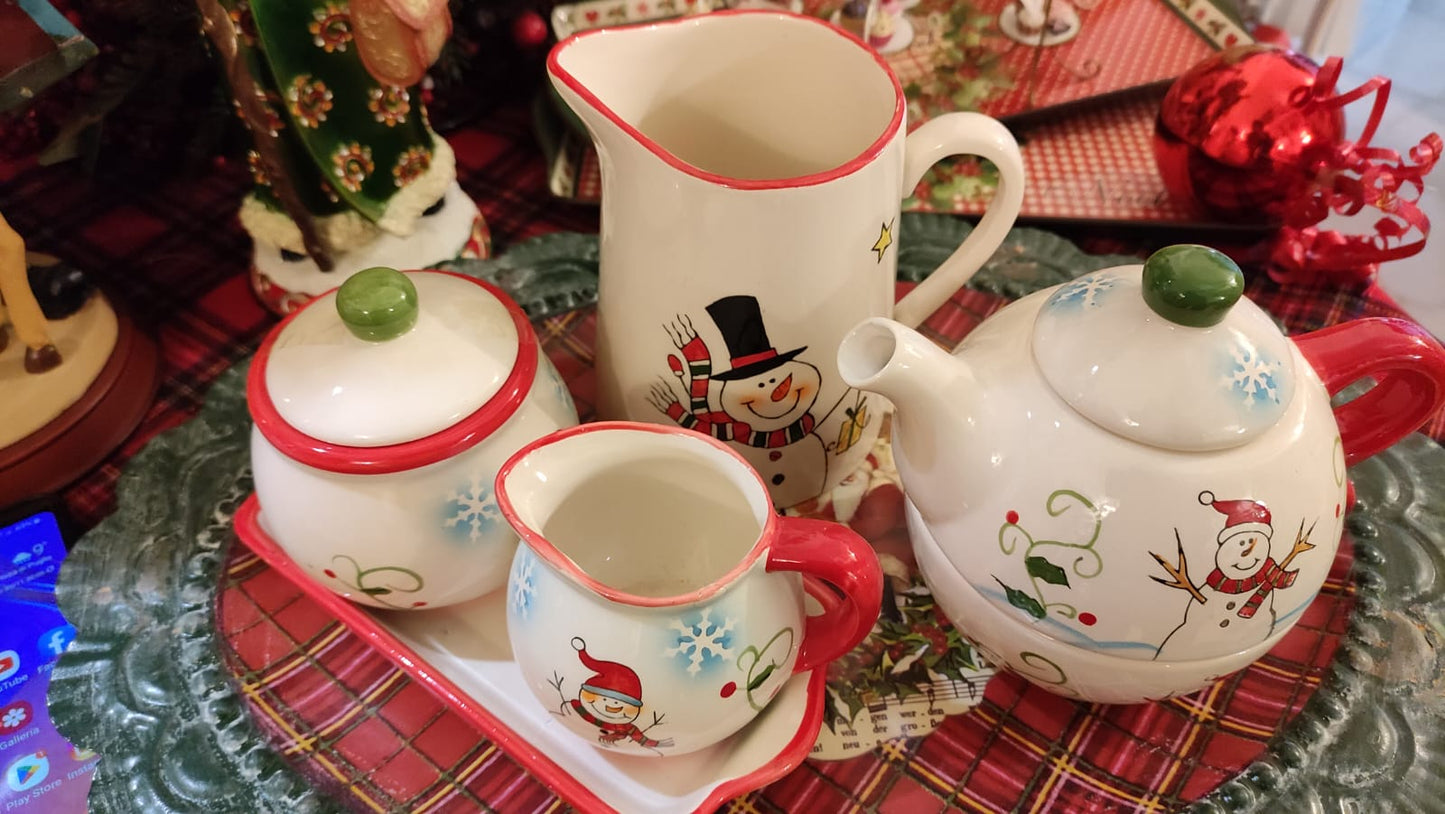 SET PER TÈ- COLAZIONE NATALIZIO