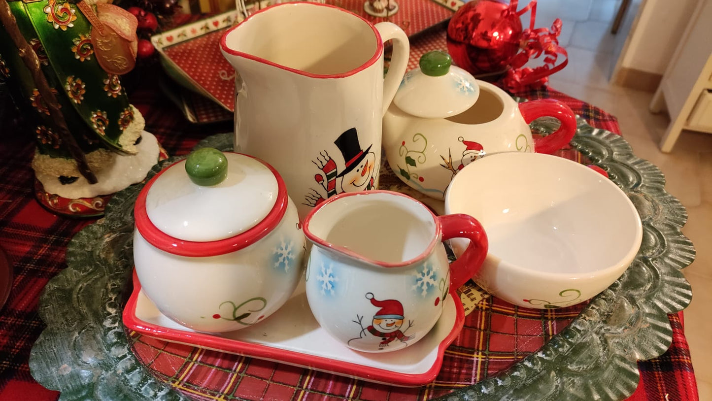 SET PER TÈ- COLAZIONE NATALIZIO