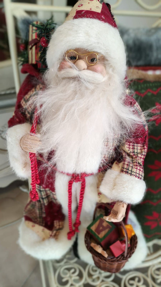 BABBO NATALE VESTITO TARTAN