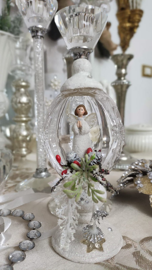 DECORAZIONE NATALIZIA BIANCA
