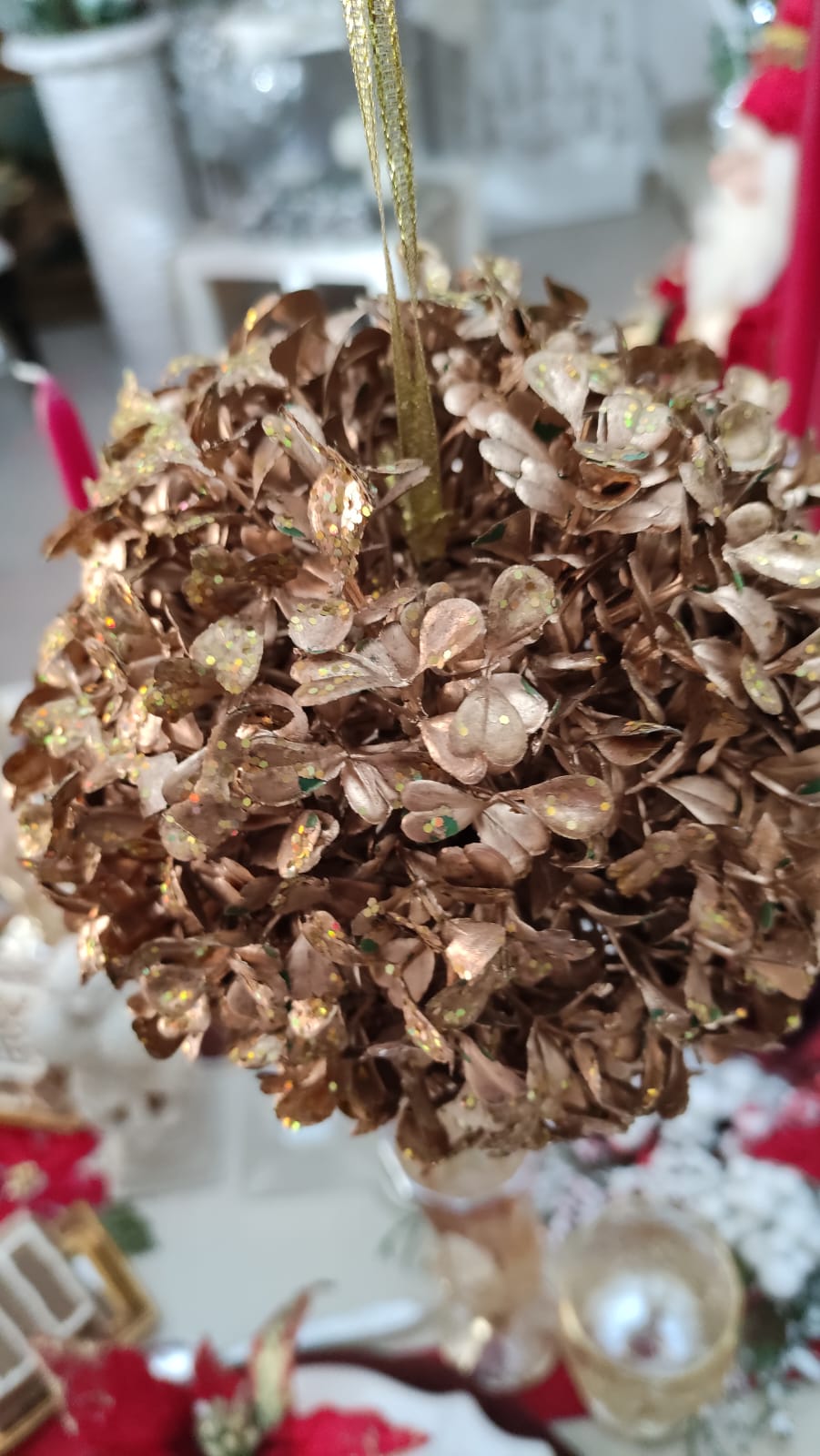 DECORAZIONE ORO PER ALBERO DI NATALE